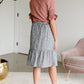 Antique Floral Flowy Midi Skirt - FINAL SALE Skirts