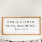 As For Me Wood Frame Signboard - FINAL SALE! Home & Lifestyle