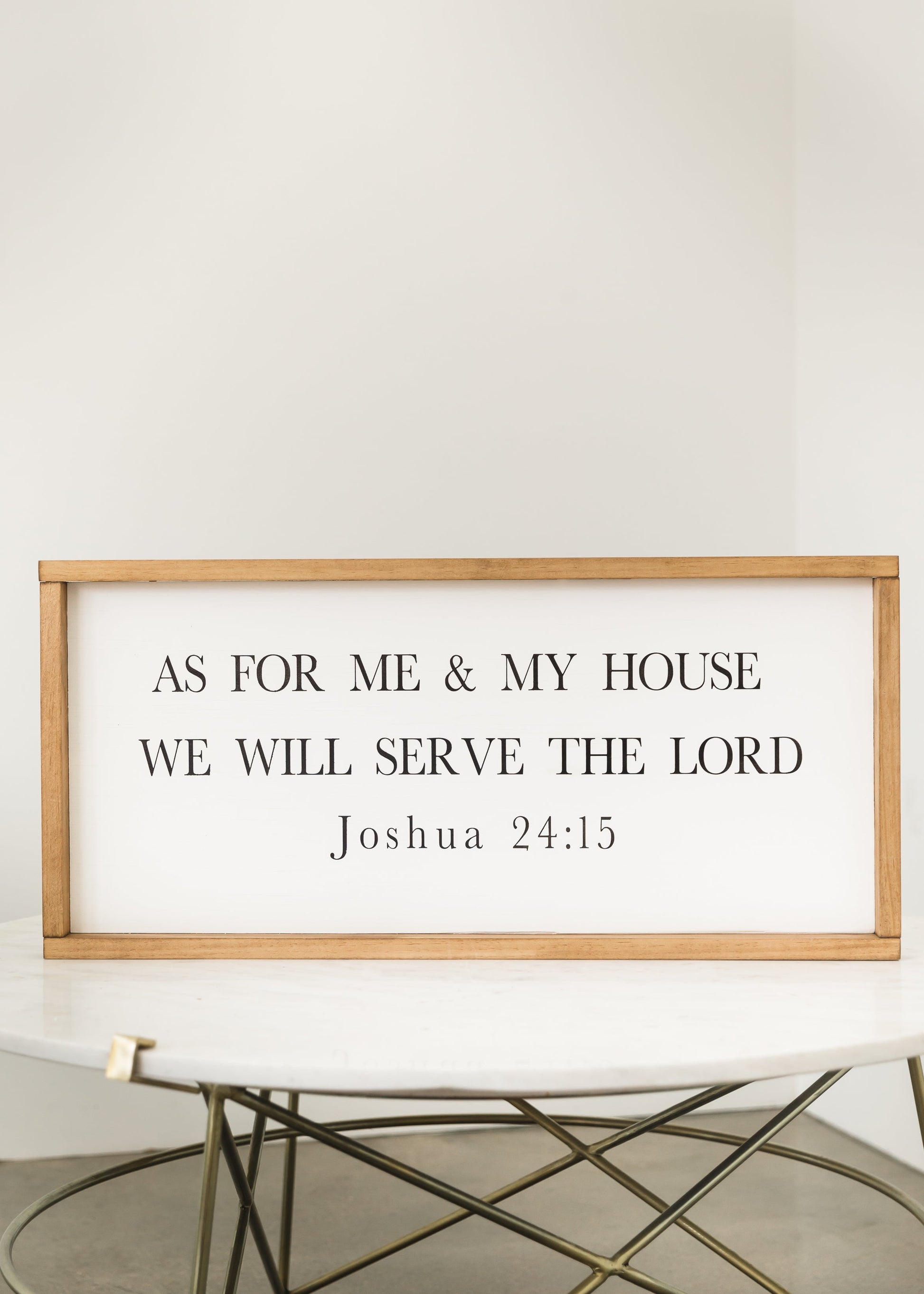 As For Me Wood Frame Signboard - FINAL SALE Home & Lifestyle
