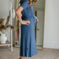 Ashley Stretch Waist Midi Dress Dresses Inherit Co.