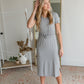 Ashley Stretch Waist Midi Dress Dresses Inherit Co.