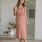 Ashley Stretch Waist Midi Dress Dresses Inherit Co.