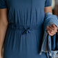 Ashley Stretch Waist Midi Dress Dresses Inherit Co.