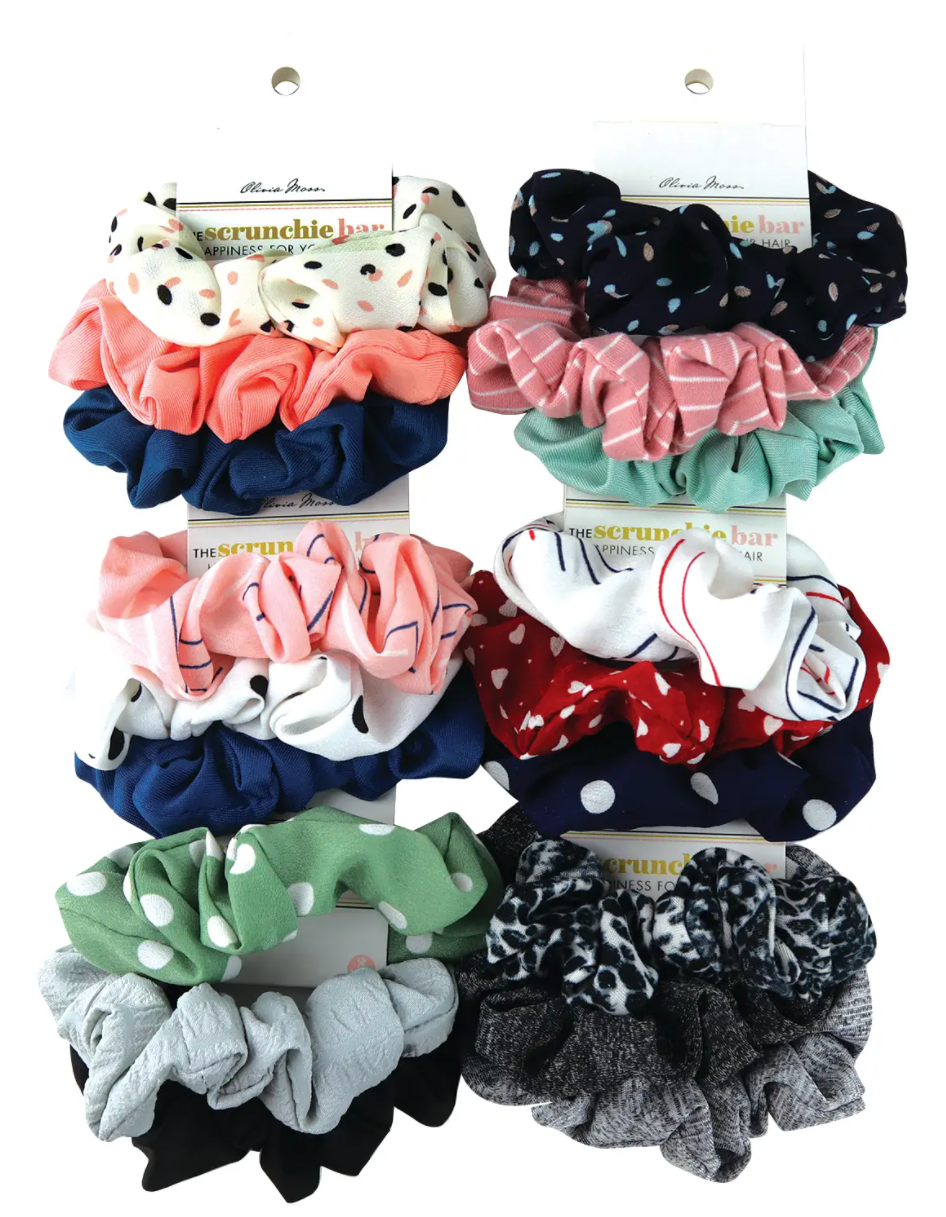 Assorted Scrunchie 3 Pack Accessories DM Merchandising