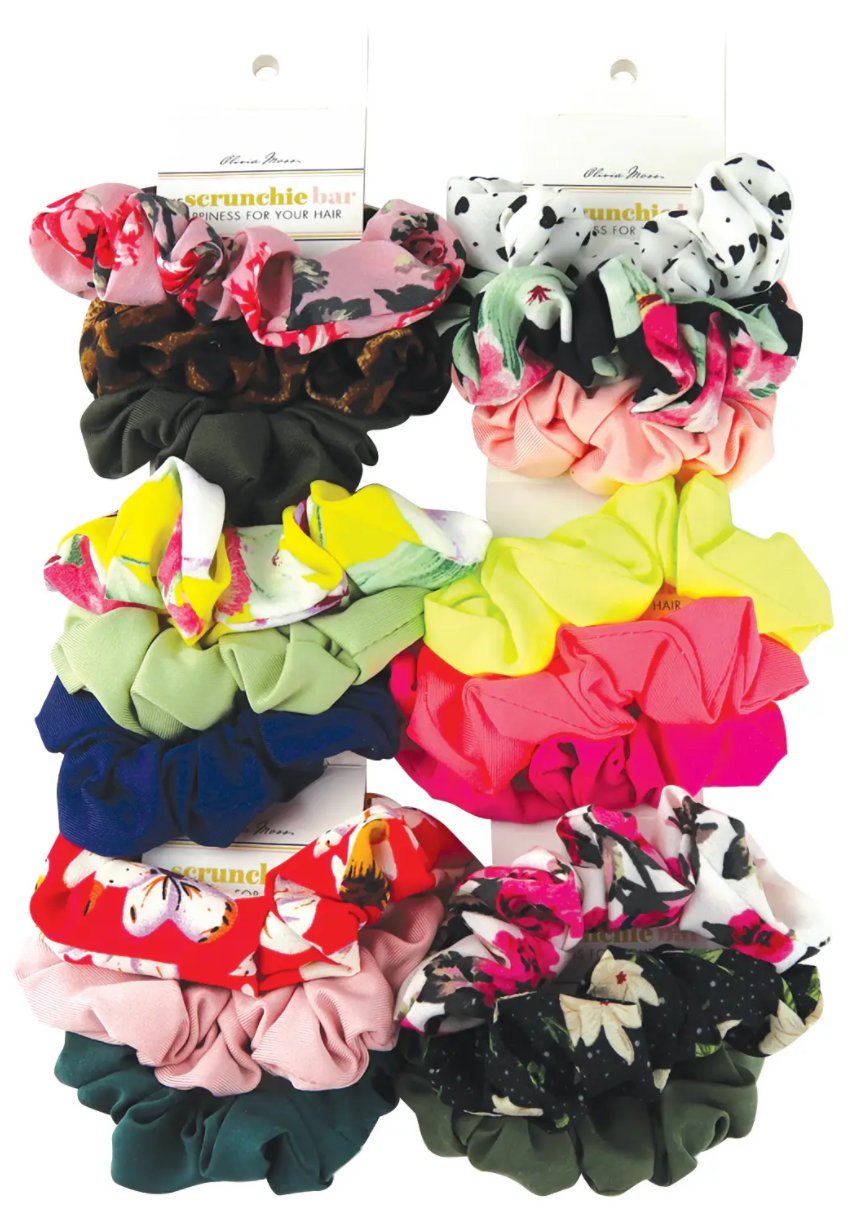 Assorted Scrunchie 3 Pack Accessories DM Merchandising