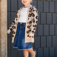 Girls asymmetrical denim jean skirt