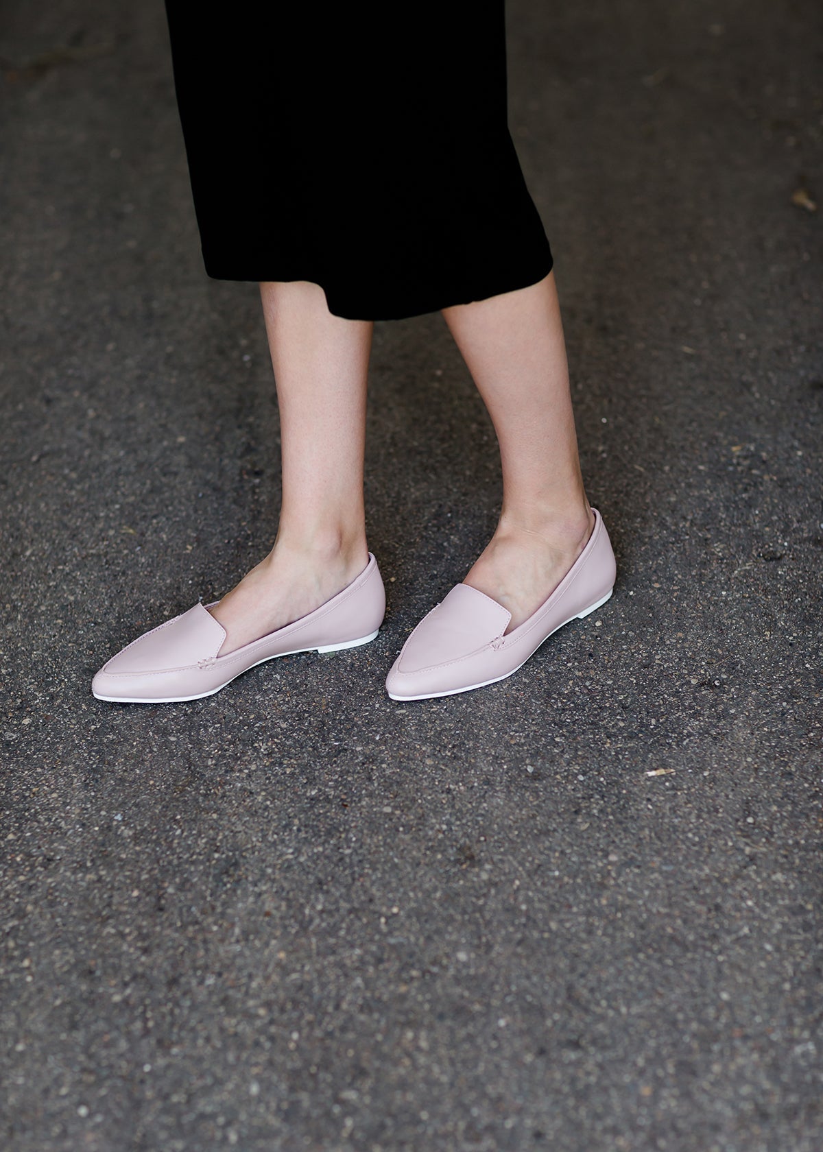 Audra women's dressy pink flat shoe