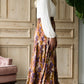 Autumn Floral Mustard Midi Skirt - FINAL SALE Skirts