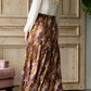 Autumn Floral Mustard Midi Skirt - FINAL SALE Skirts