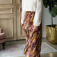 Autumn Floral Mustard Midi Skirt - FINAL SALE Skirts