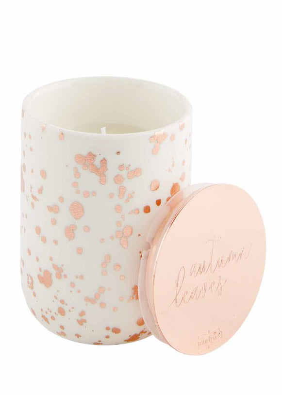 Autumn Leaves Small Metallic Candle - FINAL SALE Home + Lifestyle
