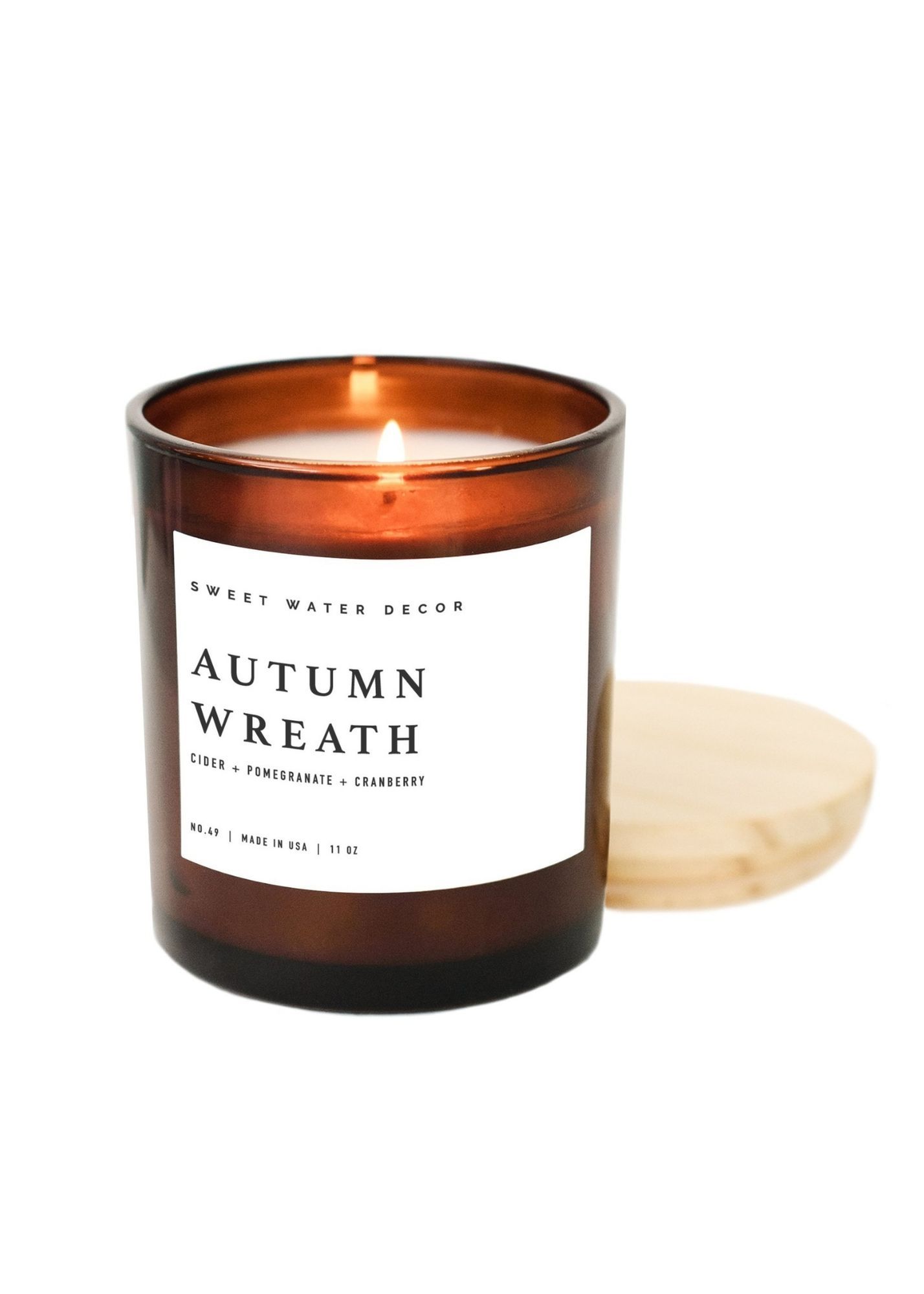 Autumn Wreath Soy Candle Home & Lifestyle Sweet Water Decor