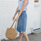 Avri Button Up Distressed Midi Jean Skirt - FINAL SALE Skirts