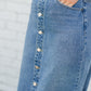 Avri Button Up Distressed Midi Jean Skirt - FINAL SALE Skirts