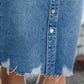 Avri Button Up Distressed Midi Jean Skirt - FINAL SALE Skirts