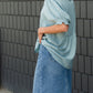 Avri Button Up Distressed Midi Jean Skirt - FINAL SALE Skirts