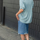 Avri Button Up Distressed Midi Jean Skirt - FINAL SALE Skirts