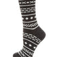 Aztec Crew Length Socks Accessories MirMaru Charcoal