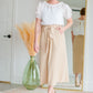 Back Tie Puff Sleeve Blouse Shirt Grade & Gather