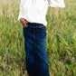 Back Zipper Ivory Crewneck - FINAL SALE Tops