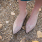 Ballet Flat Low Stacked Heel - FINAL SALE Shoes