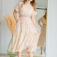 Balloon Sleeve Yellow Textured Dress Dresses Hayden