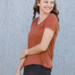 Bamboo V-Neck Pocket Tee - FINAL SALE Tops