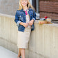 girls classic jean jacket