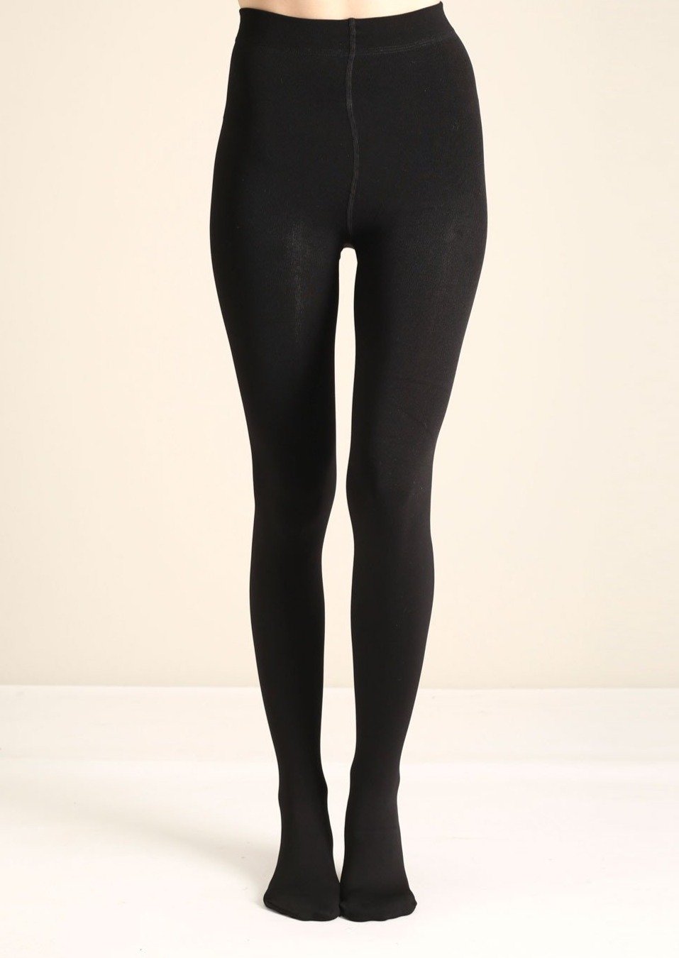 Basic Fleece Lined Tights discontinued copy Accessories Look By M Black