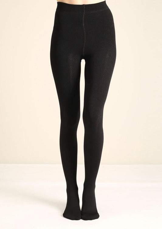 Basic Fleece Lined Tights - FINAL SALE Accessories Black