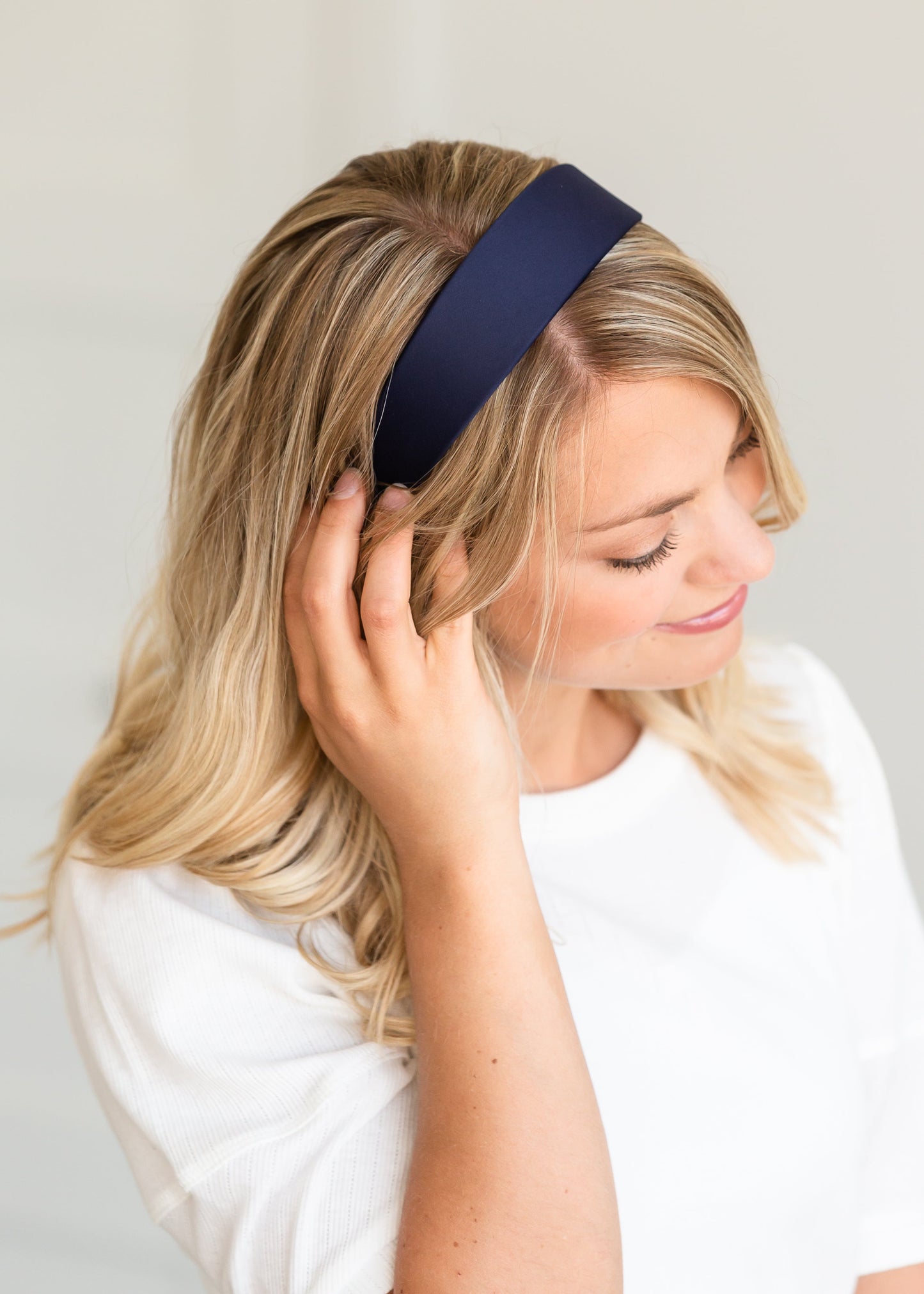 Basic Navy Solid Headband - FINAL SALE Accessories