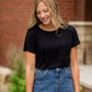Basic Pocket Crewneck T-Shirt - FINAL SALE Tops