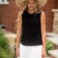 Basic Rib Knit Shell Tank Top - FINAL SALE Tops