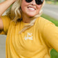 Be Kind Mustard Graphic Tee Tops