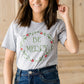 Be Merry  Christmas Wreath Graphic Tee - FINAL SALE Tops