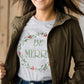 Be Merry  Christmas Wreath Graphic Tee - FINAL SALE Tops