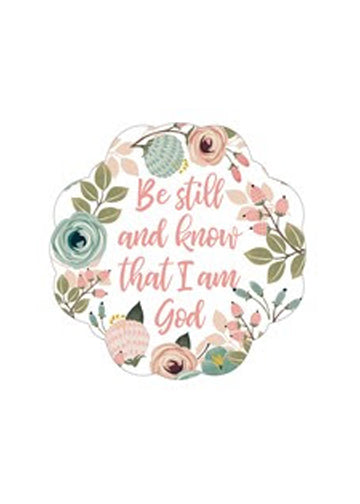 Be Still Floral Decal - Set of Two Home & Lifestyle