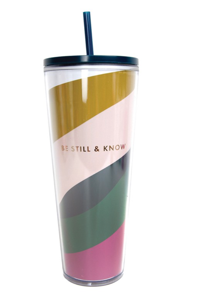 Be Still Straw Tumbler Home & Lifestyle Mary Square