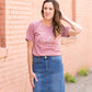 Be the Light Graphic Tee Tops Mauve / S