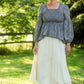 Beige Asymmetric Seam Midi Skirt Skirts Hayden Los Angeles