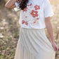 Beige Asymmetric Seam Midi Skirt Skirts Hayden Los Angeles