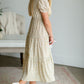 Beige Strap Top Low Heel Shoes