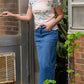 Bella Triple Stitch Long Denim Jean Skirt - FINAL SALE Skirts