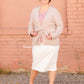 Belted Cable Knit Cardigan - FINAL SALE Tops