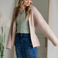 Belted Cable Knit Cardigan Tops Pinch