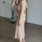 Belted Cowl Turtle Neck Knit Midi Dress Dresses Tea N Rose