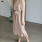 Belted Cowl Turtle Neck Knit Midi Dress Dresses Tea N Rose