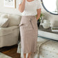 Belted Patch Pocket Midi Skirt - FINAL SALE Skirts