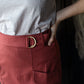 Belted Patch Pocket Midi Skirt - FINAL SALE Skirts