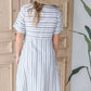 Belted Wrap Midi Dress Dresses Hailey & Co.